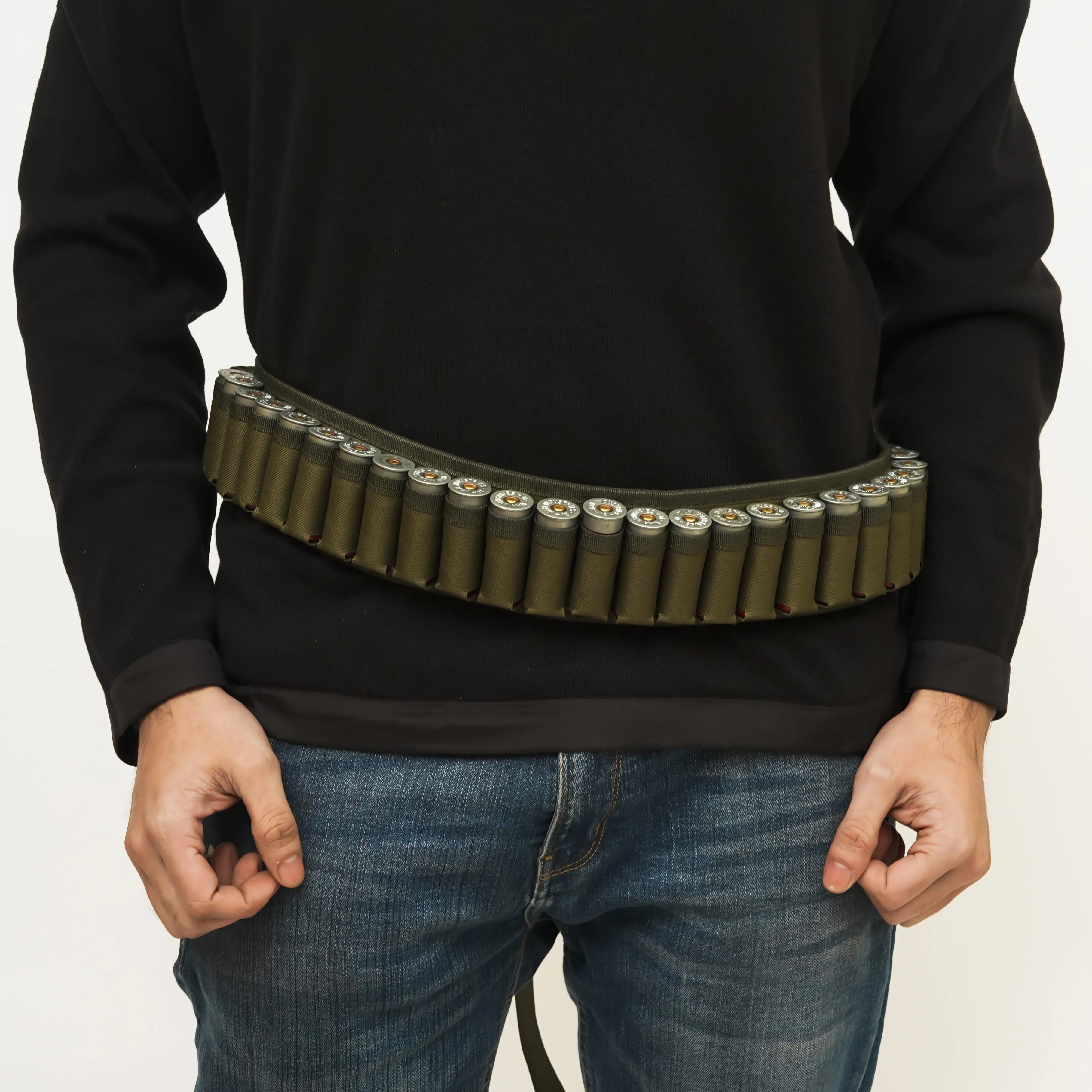 Olive Canvas Cartridge Belt