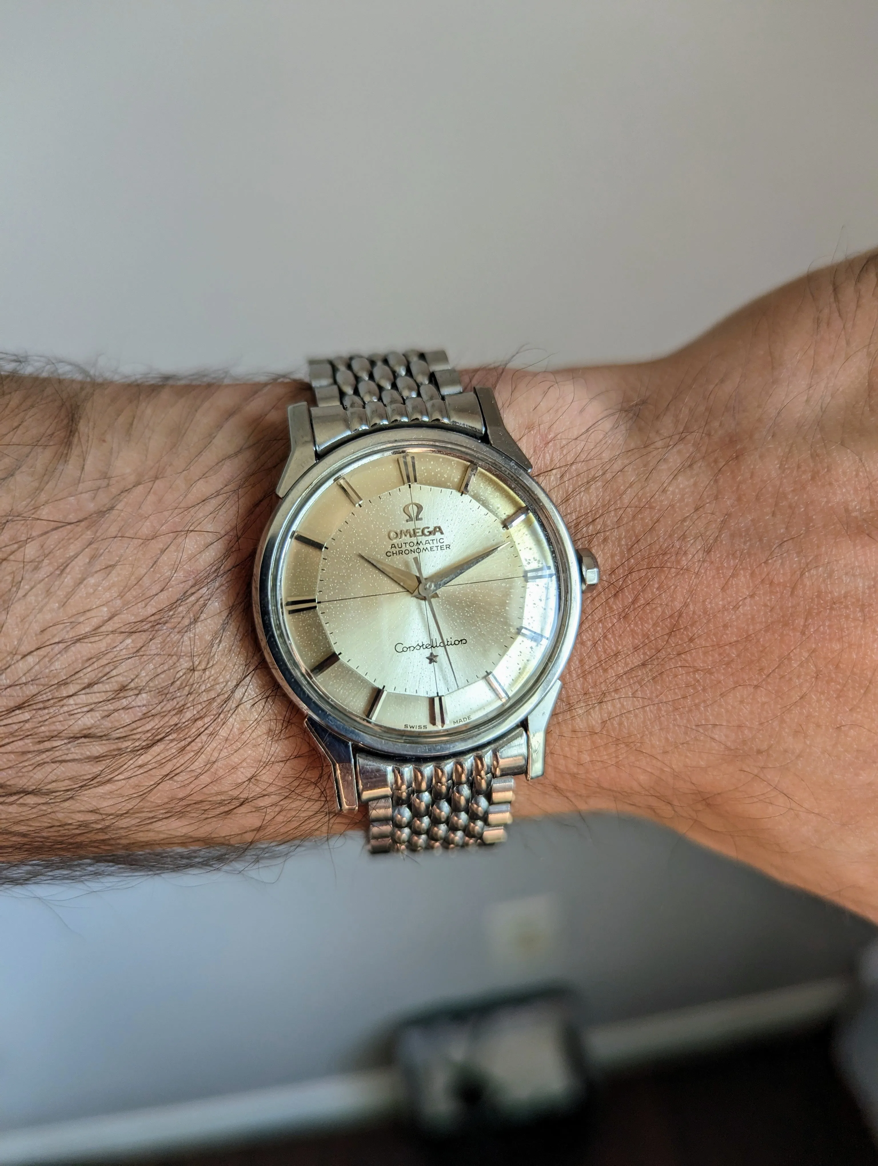Omega Constellation 167.005 - Pie Pan w/ BOR Bracelet.