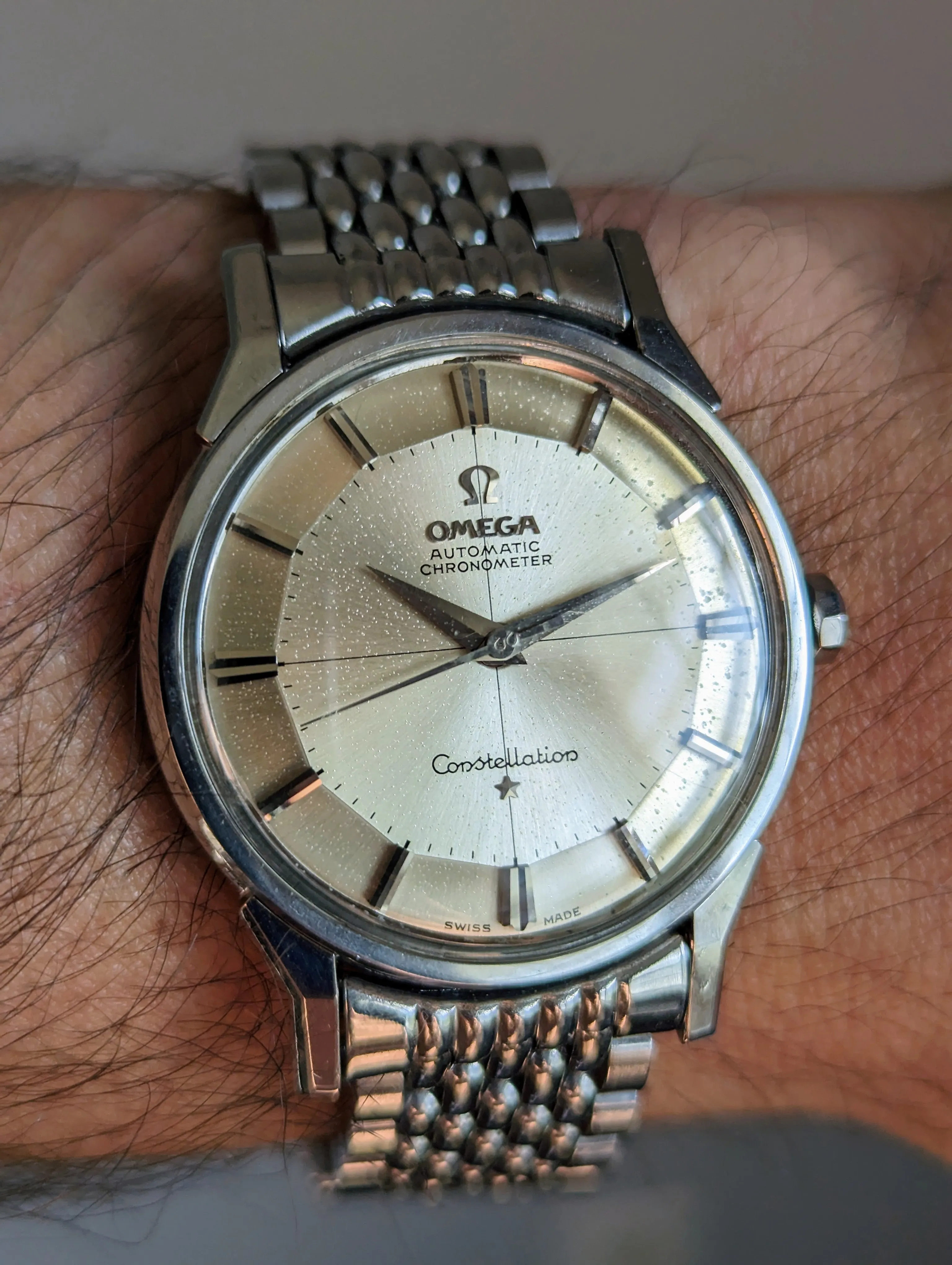 Omega Constellation 167.005 - Pie Pan w/ BOR Bracelet.