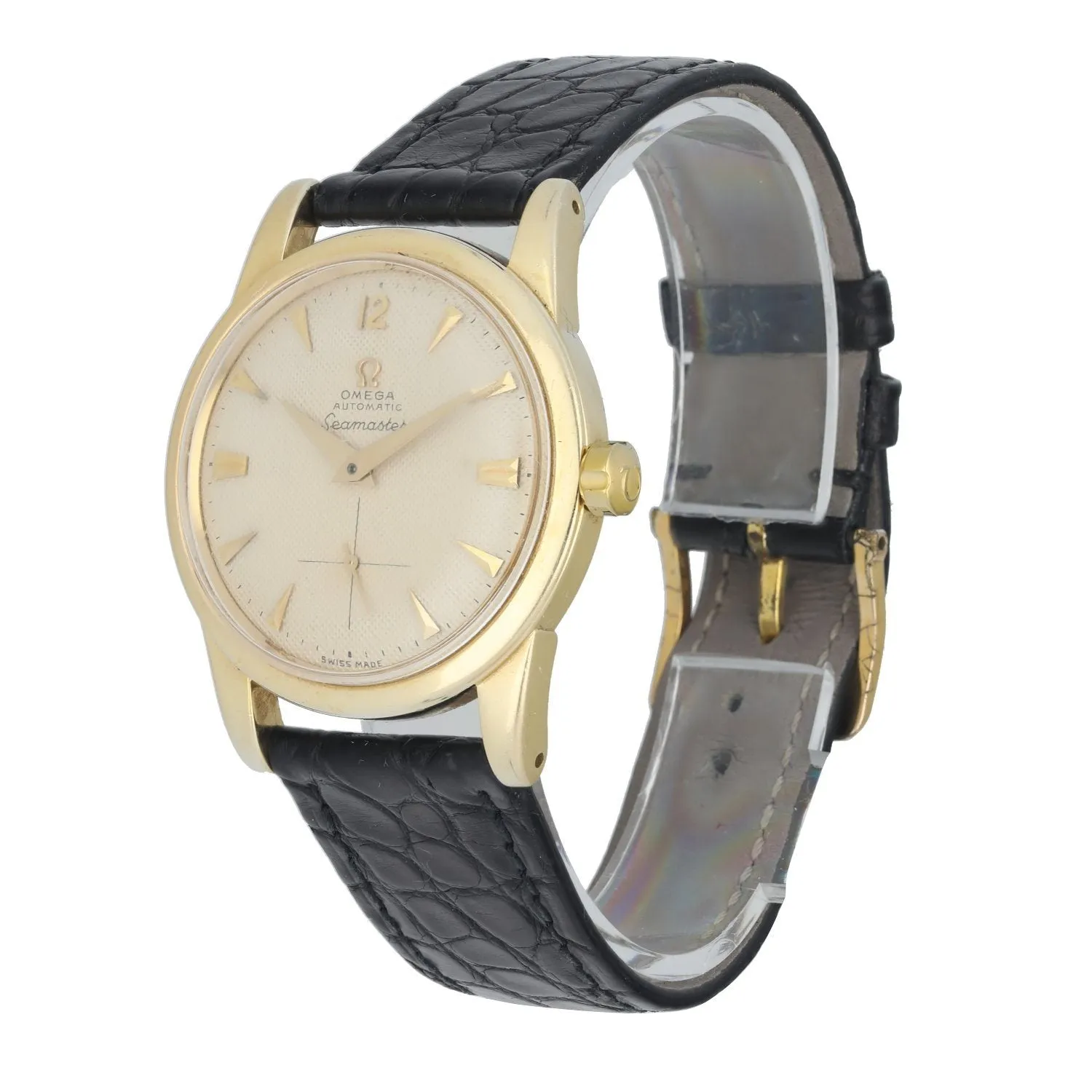 Omega Seamaster 2576 14K Gold Plated Mens Watch