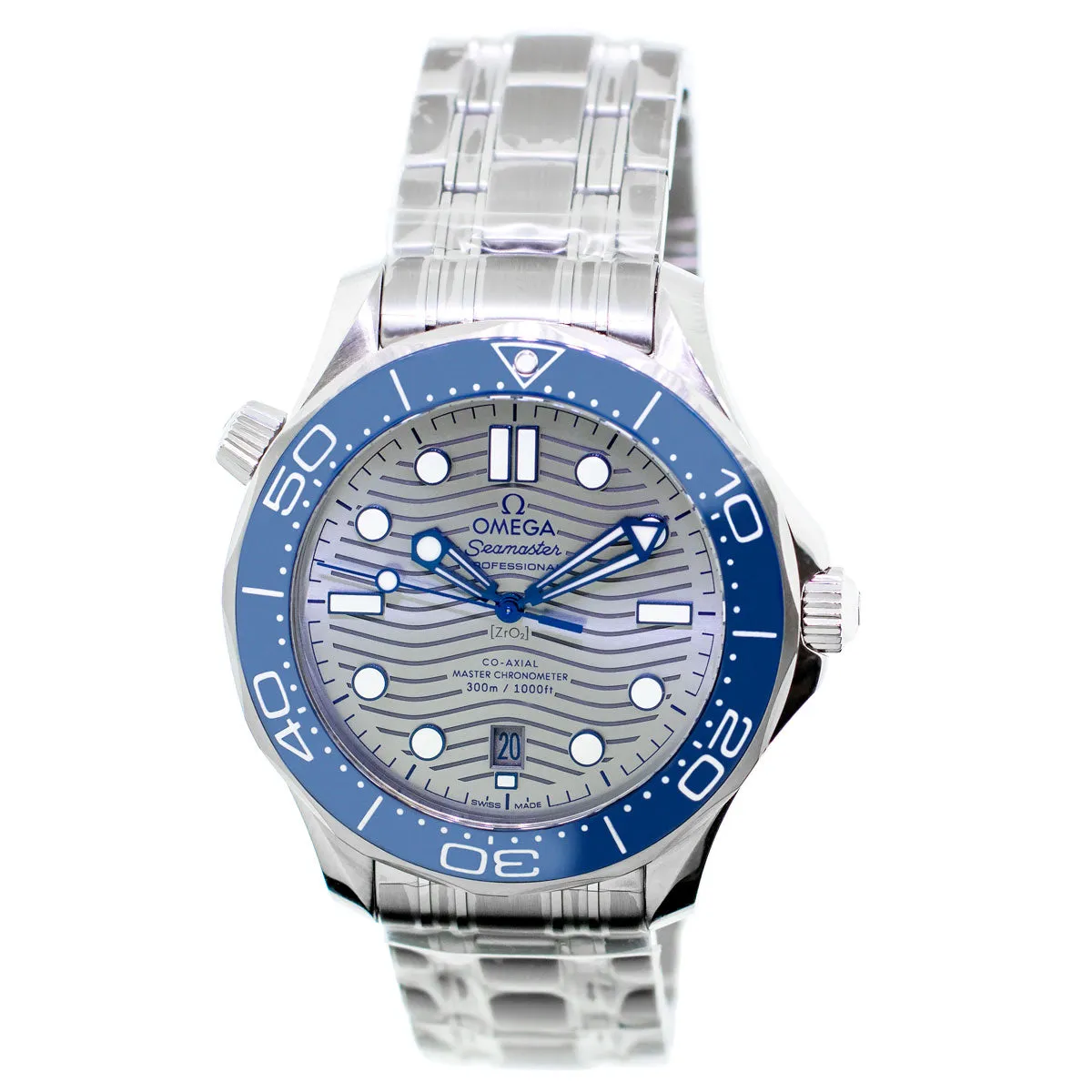 Omega Seamaster Co-Axial Master Chronometer 42mm Stainless Steel Grey Index Dial 210.30.42.20.06.001