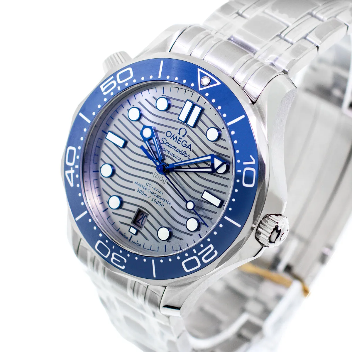 Omega Seamaster Co-Axial Master Chronometer 42mm Stainless Steel Grey Index Dial 210.30.42.20.06.001
