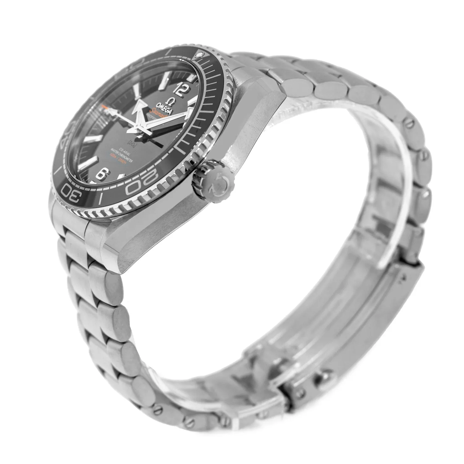Omega Seamaster Planet Ocean 600m Co-Axial Master Chronometer Stainless Steel Black Index / Arabic Dial 215.30.44.21.01.001