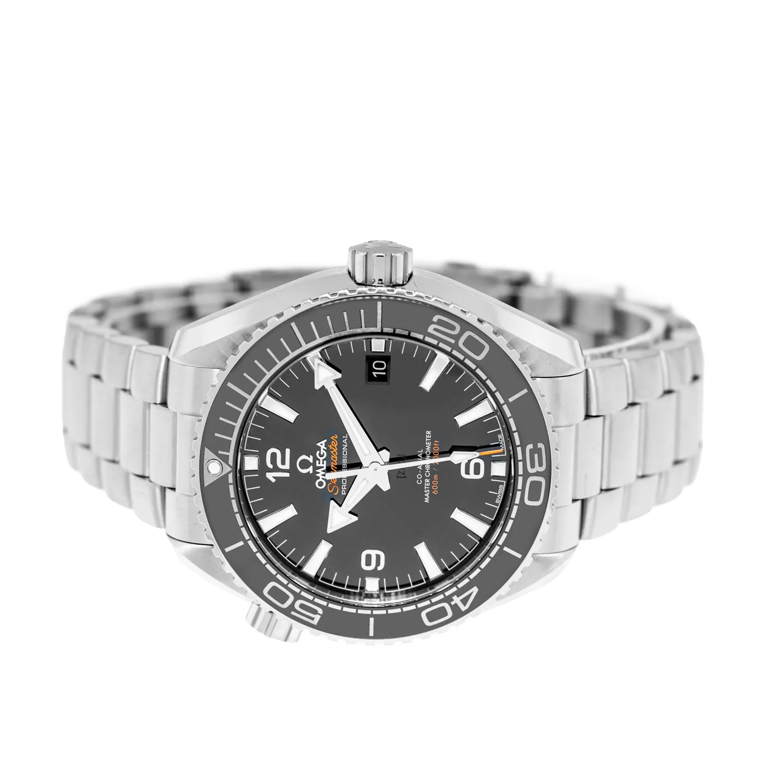 Omega Seamaster Planet Ocean 600m Co-Axial Master Chronometer Stainless Steel Black Index / Arabic Dial 215.30.44.21.01.001