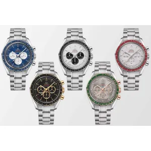 OMEGA SPEEDMASTER TOKYO 2020 OLYMPICS COLLECTION (2020 Limited) Blue-Yellow-Panda-Green-Red