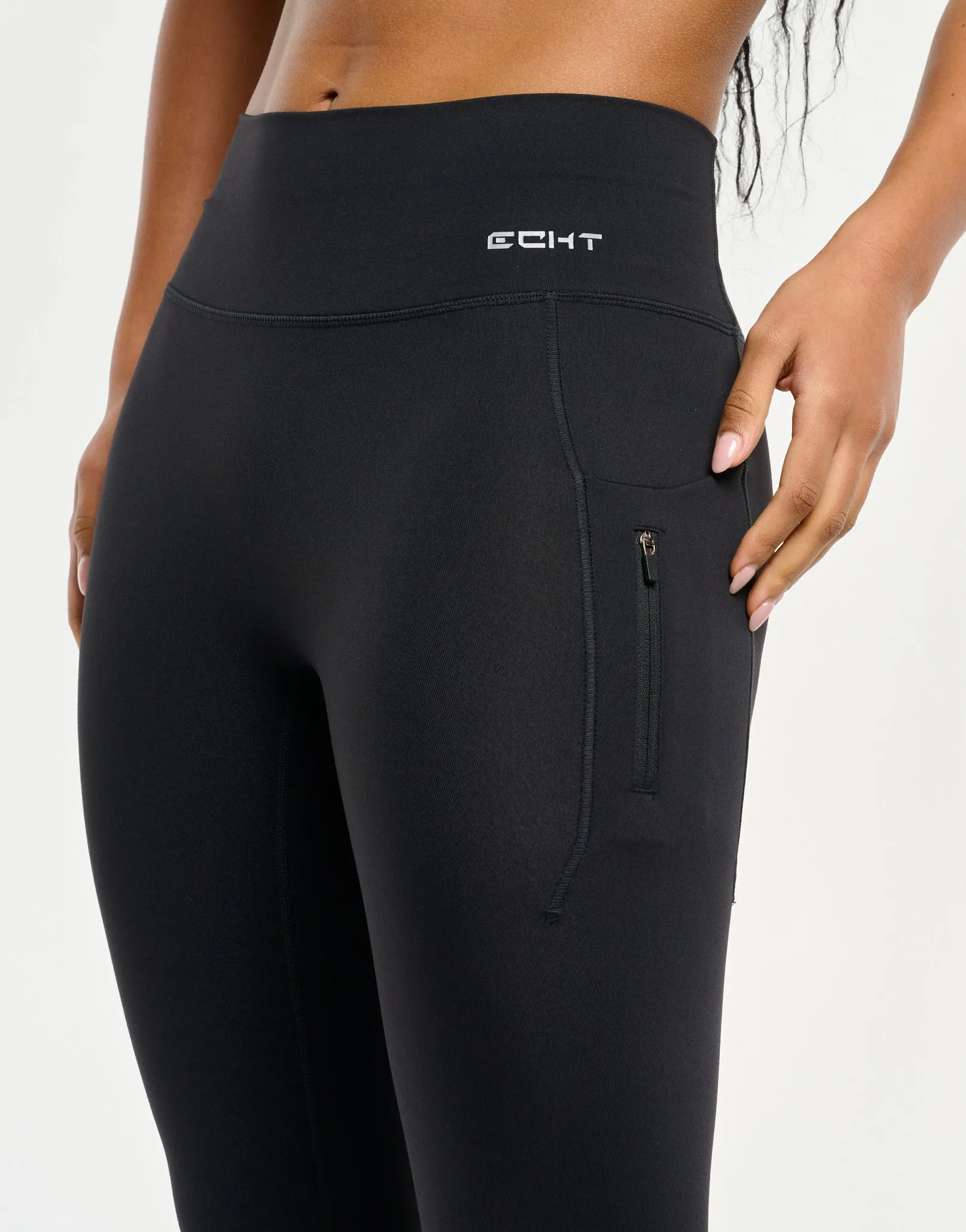 On-The-Go Utility Pocket Leggings - Black