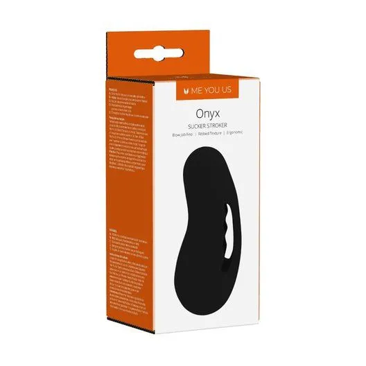 Onyx Sucker Stroker Male Masturbator Black Closed Suction Design