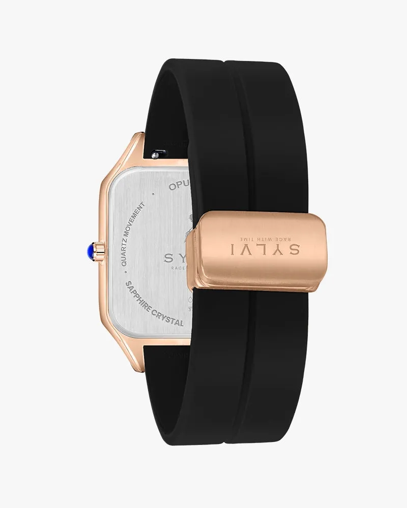 Opus Black Rosegold Silicone