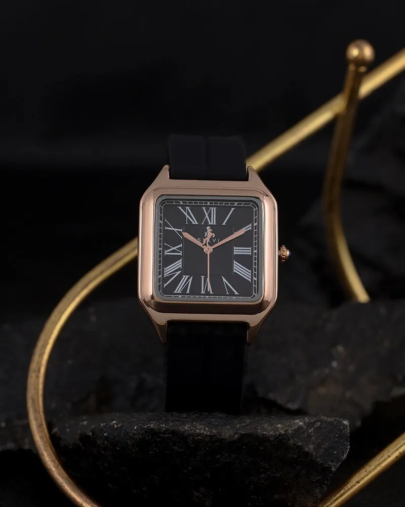 Opus Black Rosegold Silicone