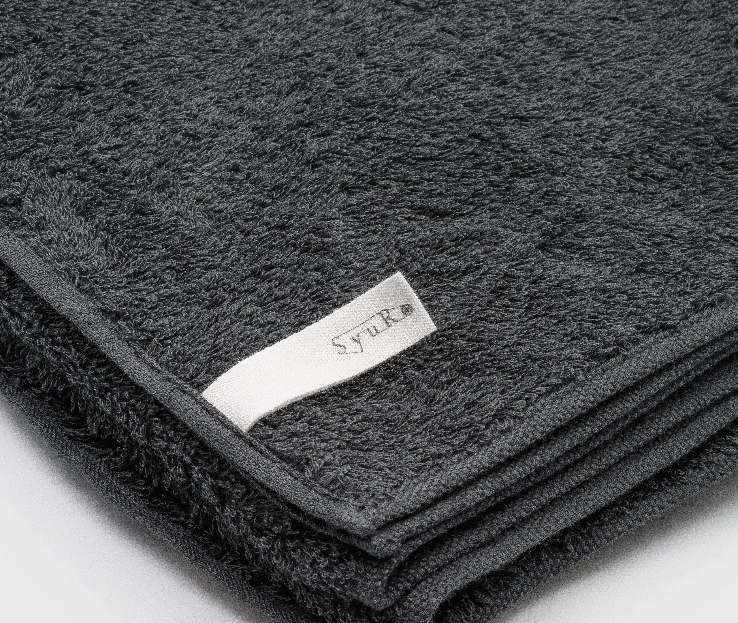 Organic Cotton Bath Towel - Charcoal Grey