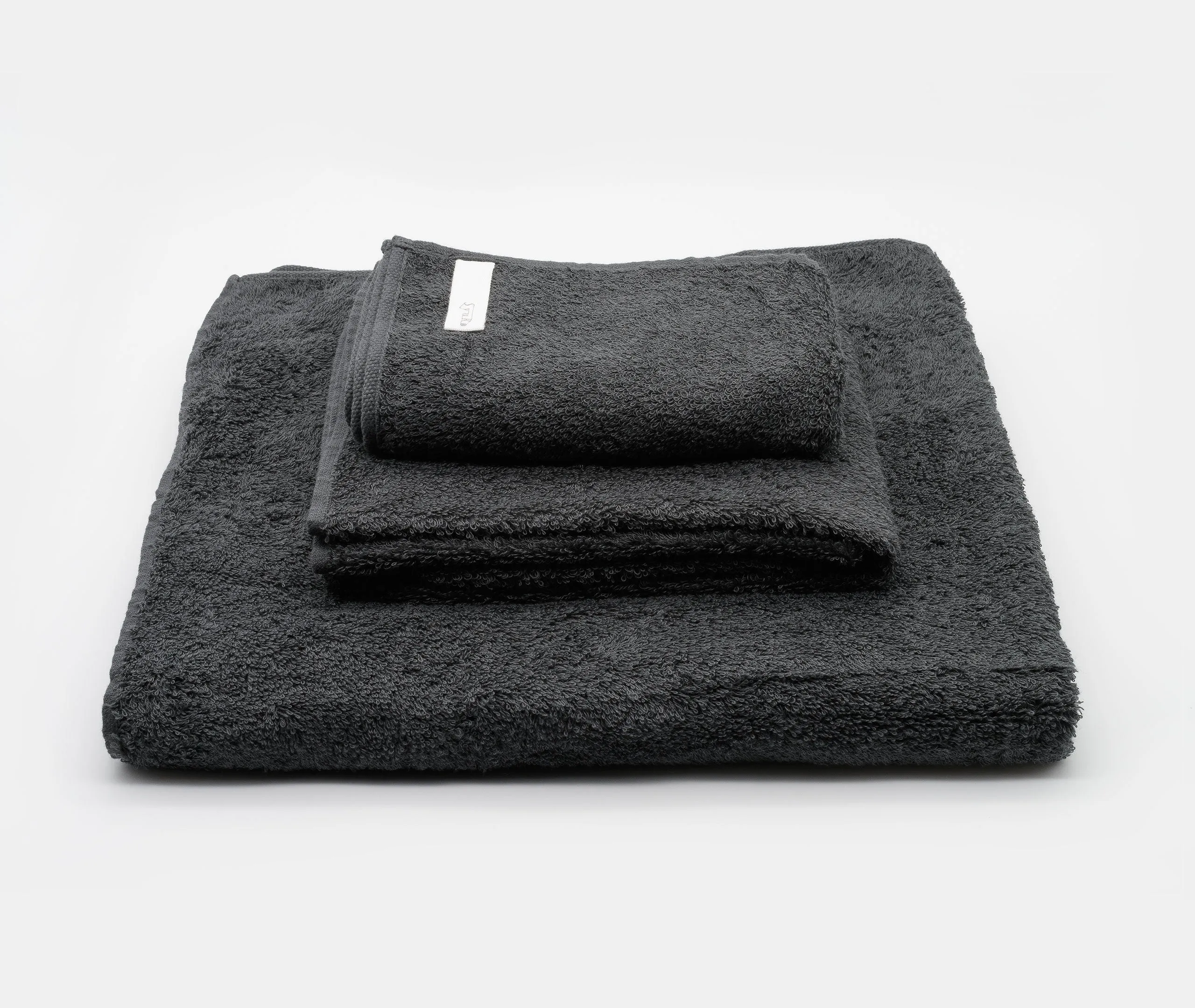Organic Cotton Bath Towel - Charcoal Grey