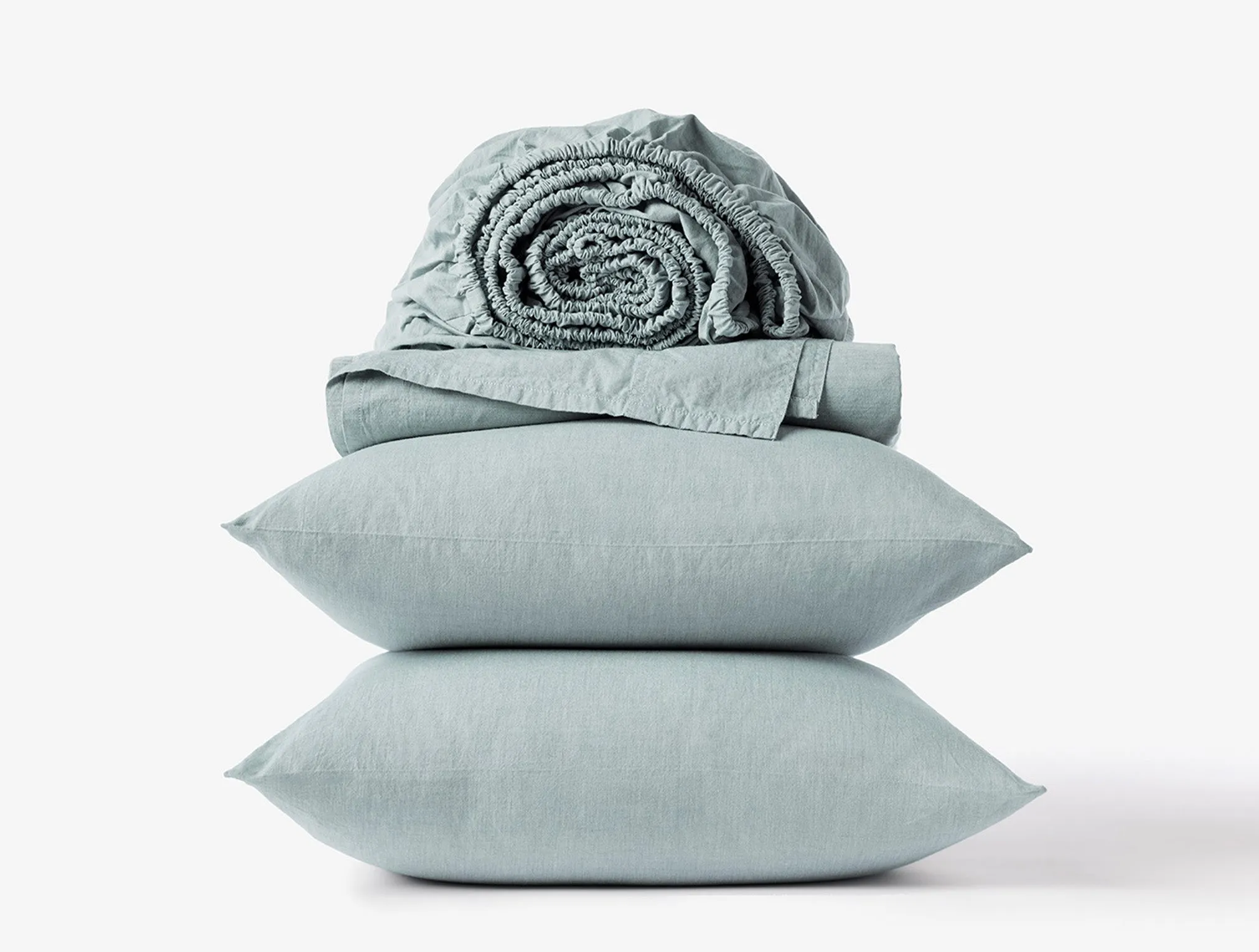 ORGANIC CRINKLED PERCALE™ SHEET SET