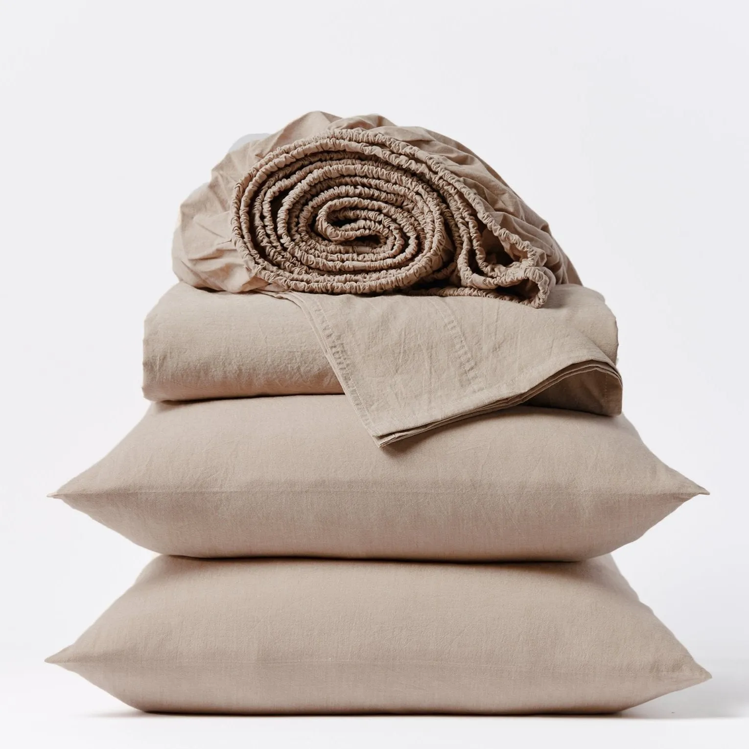 ORGANIC CRINKLED PERCALE™ SHEET SET