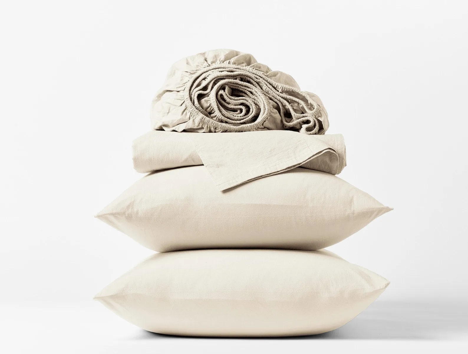 ORGANIC CRINKLED PERCALE™ SHEET SET