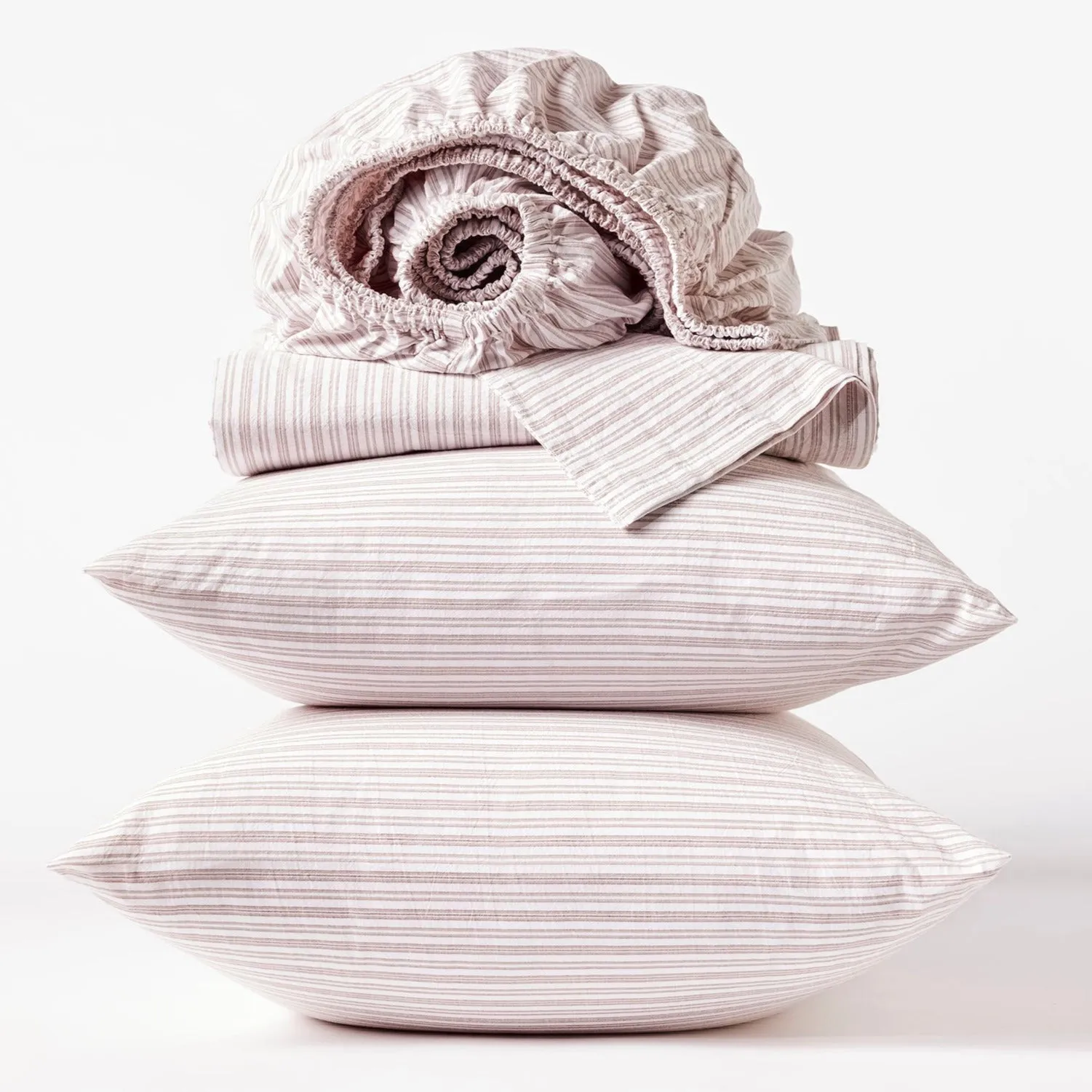 ORGANIC CRINKLED PERCALE™ SHEET SET
