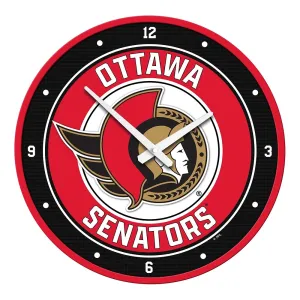 Ottawa Senators: Modern Disc Wall Clock