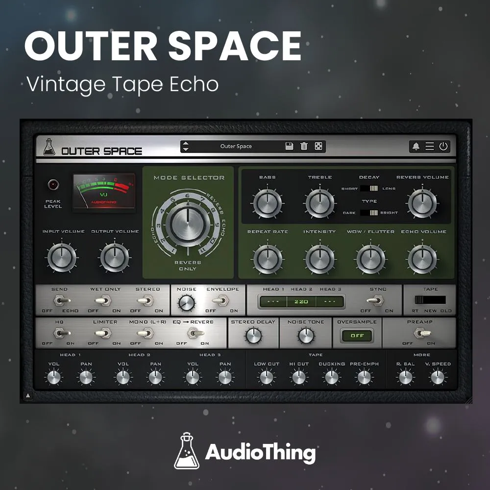 Outer Space - Vintage Tape Echo Plugin