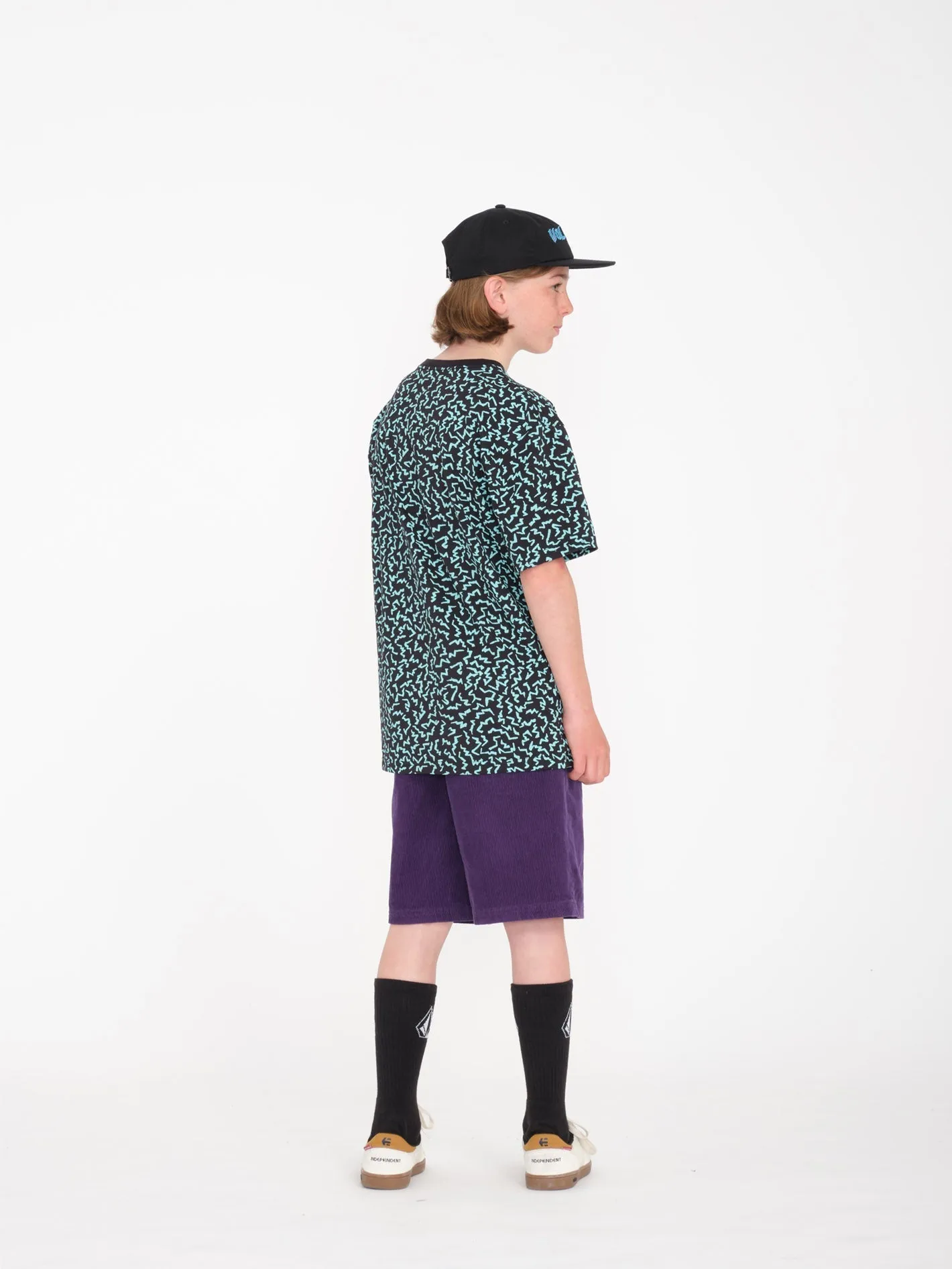 Outer Spaced Short - DEEP PURPLE - (KIDS)