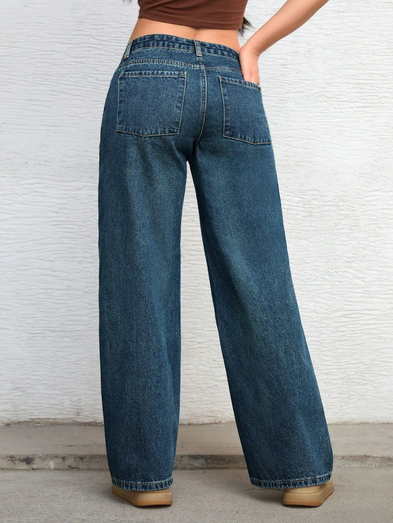 Pantalones vaqueros de pierna ancha de Cherry Vibes en