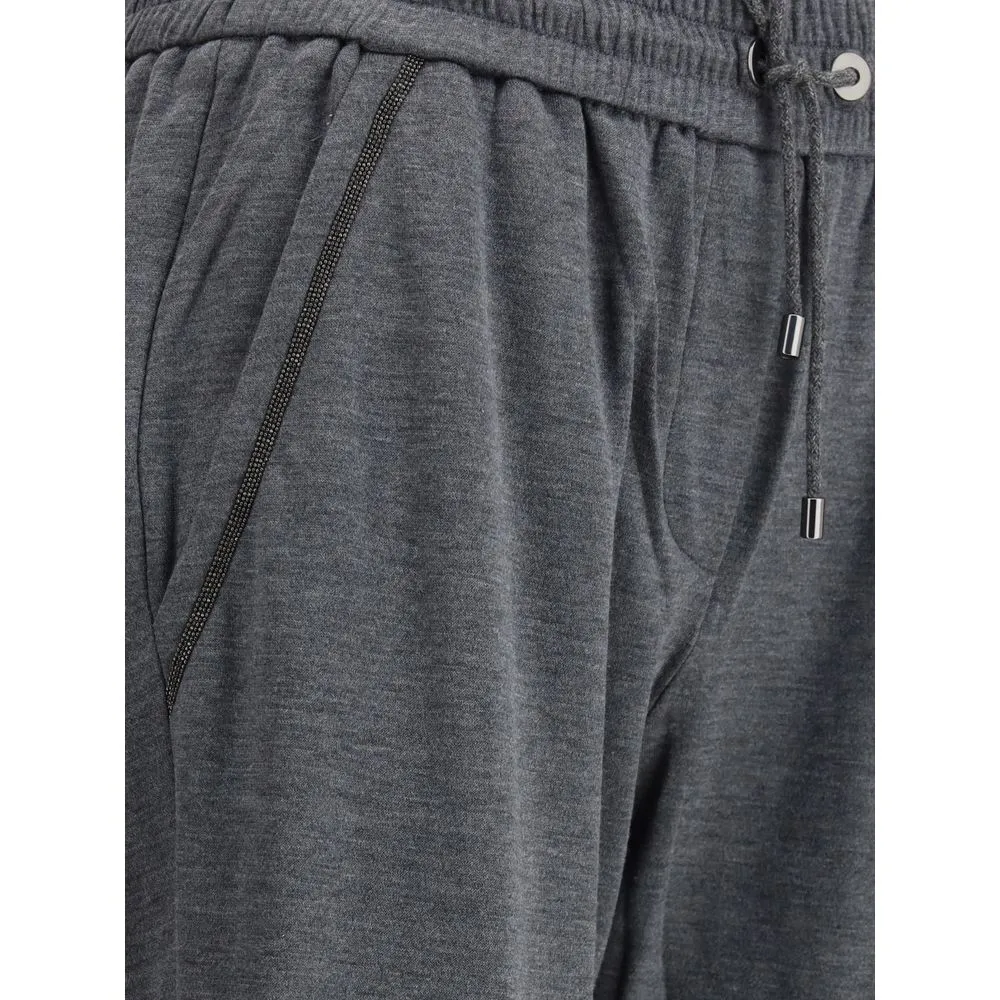 Pants with embellishments