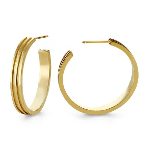 Parallel Hoop Earrings