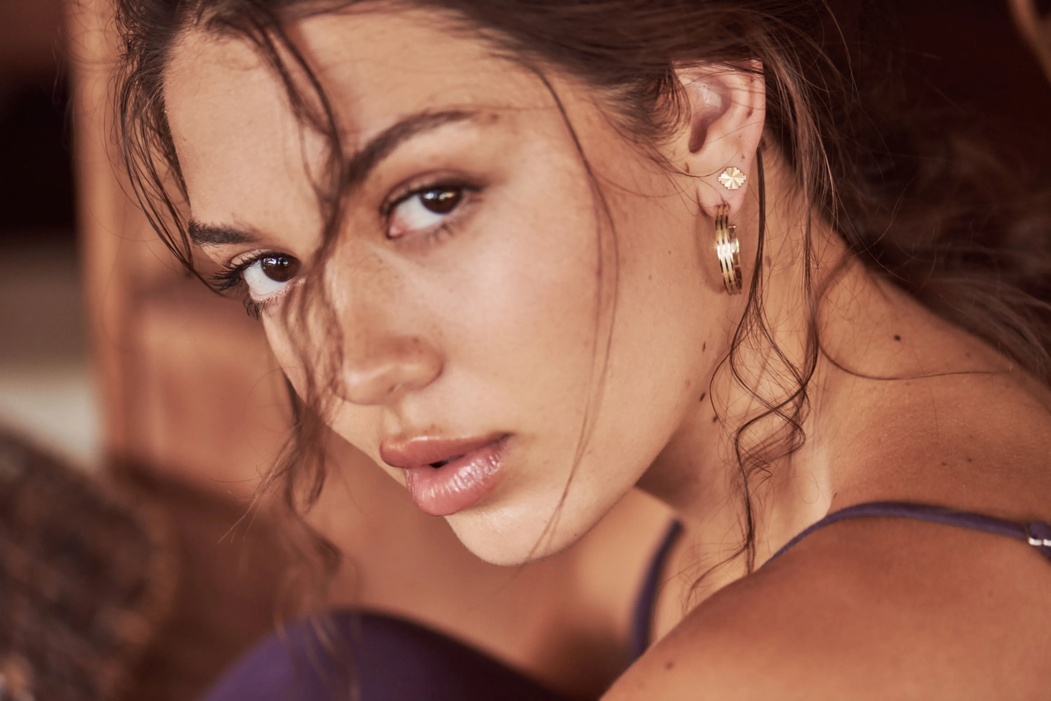 Parallel Hoop Earrings