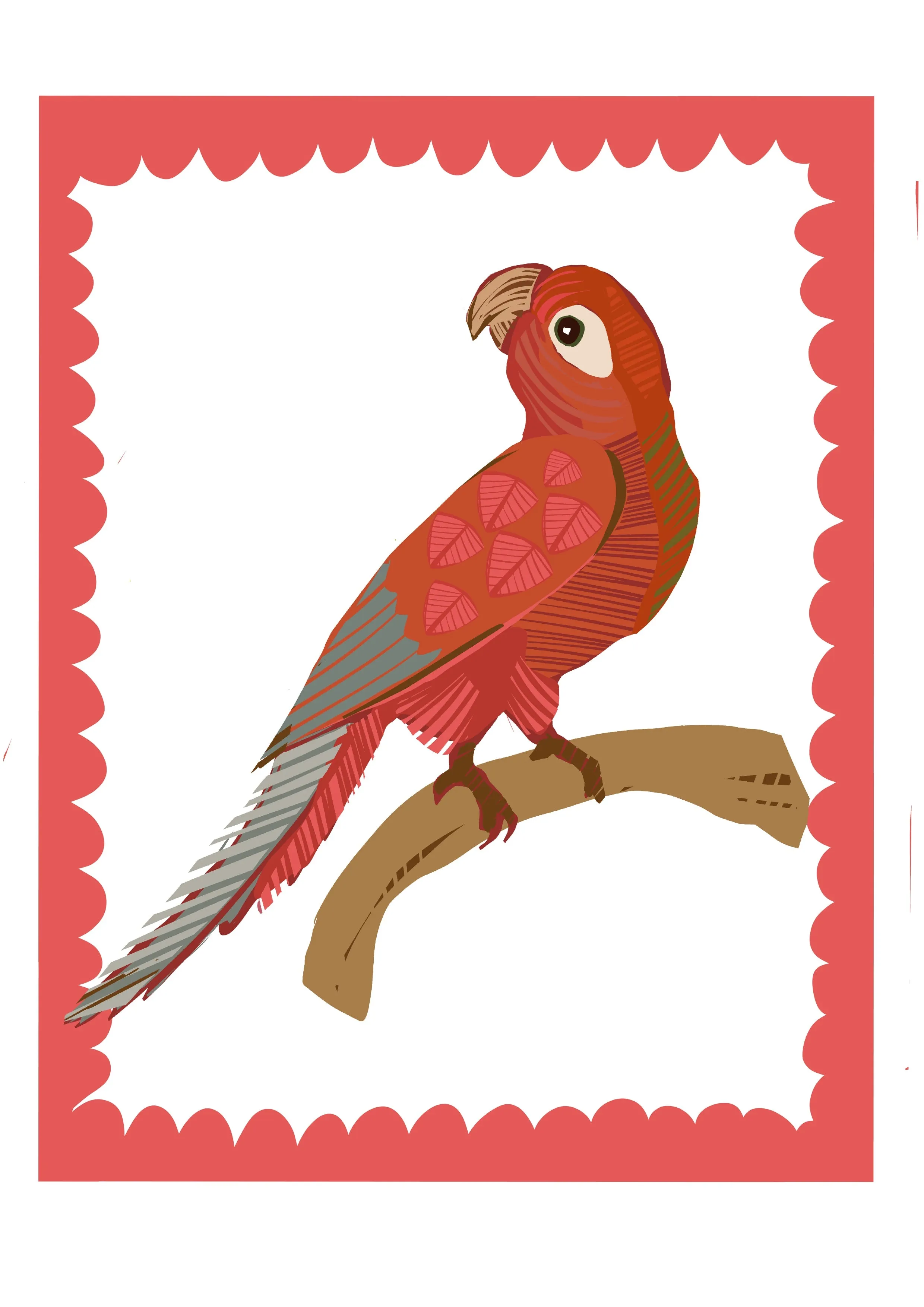 PARROT 2- ORIGINAL LIMITED EDITION FINE ART GICLEE PRINT