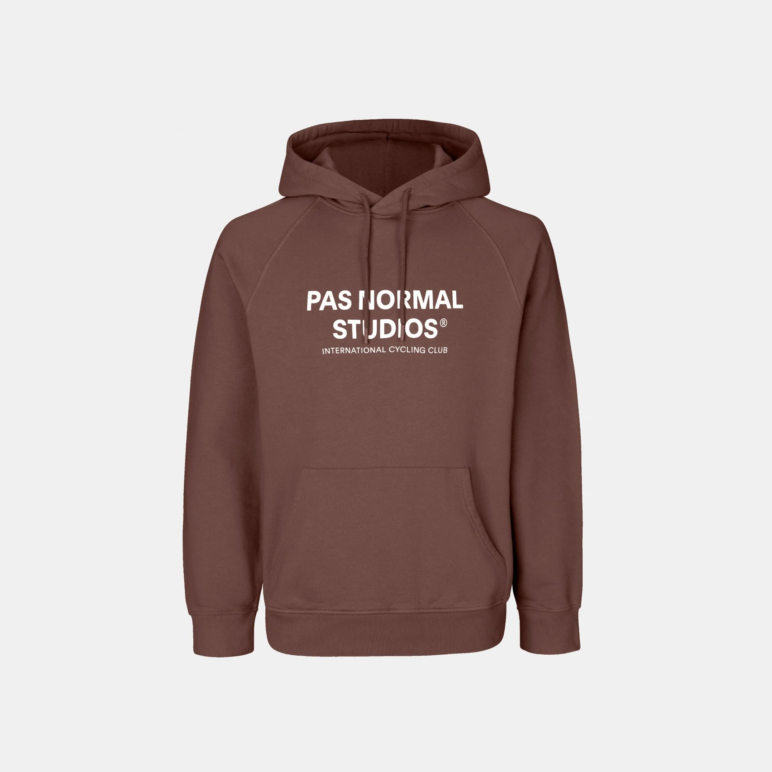 Pas Normal Studios Off-Race Logo Hoodie - Deep Brown