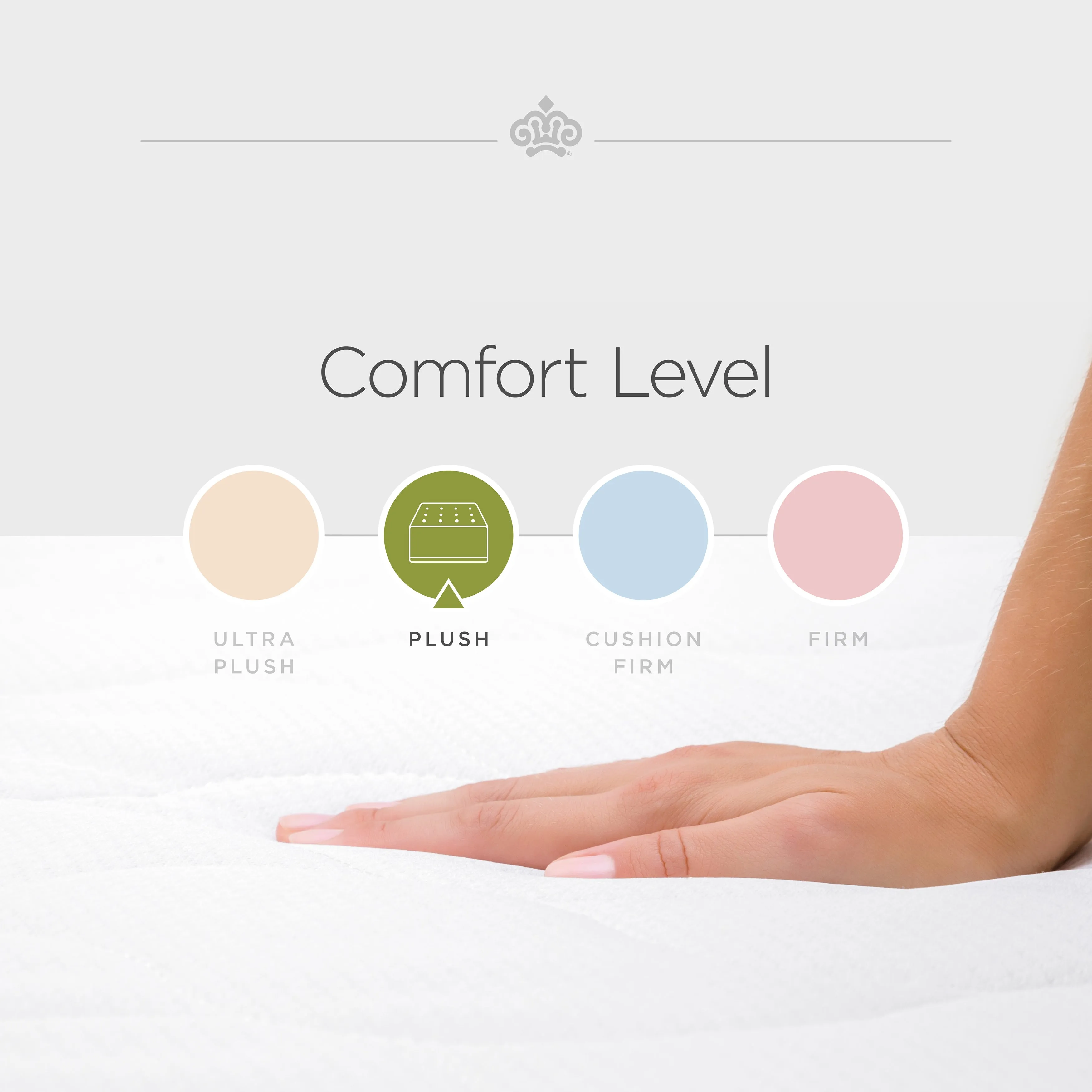 Passions Kelbrooke Hybrid Plush Euro Pillowtop Mattress