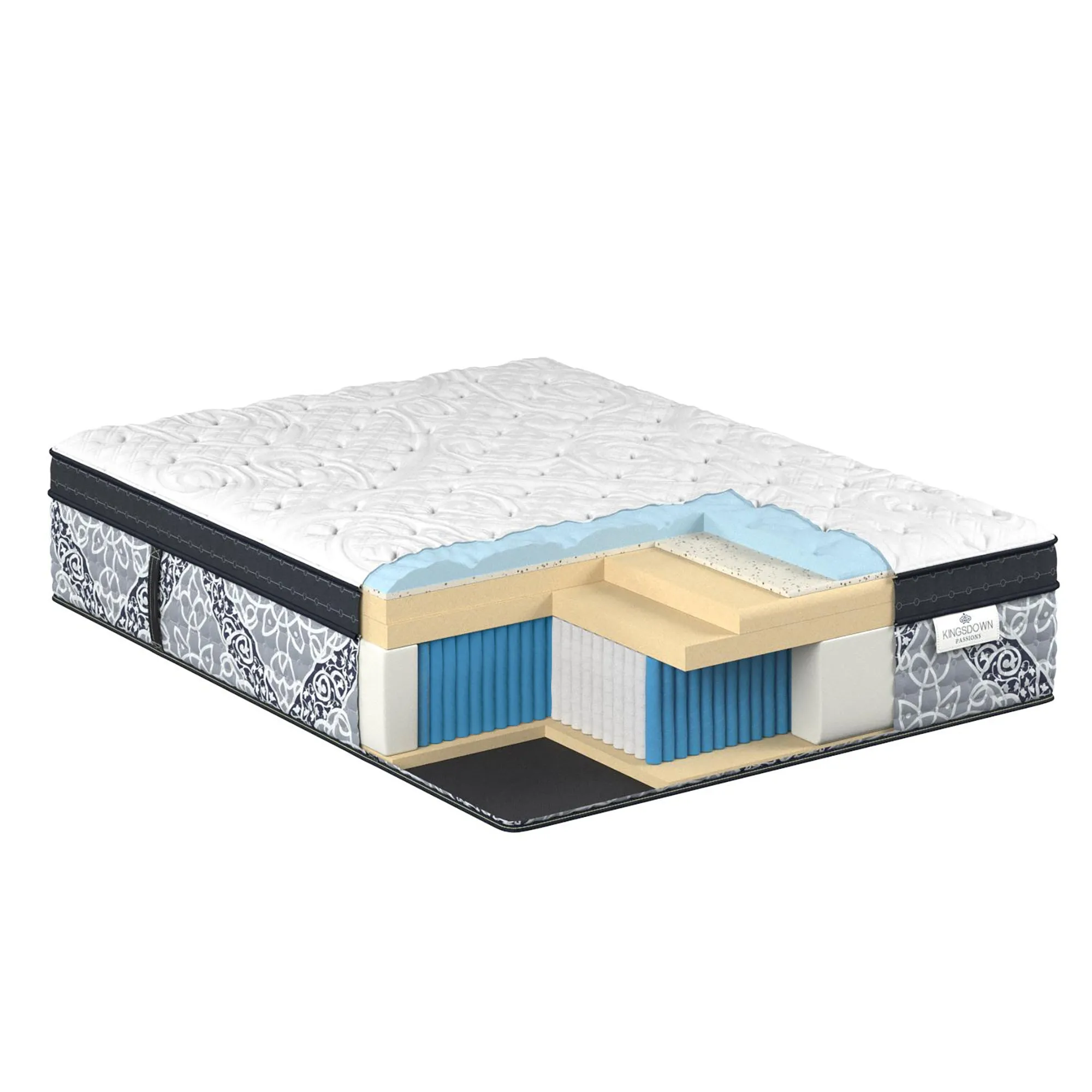 Passions Kelbrooke Hybrid Plush Euro Pillowtop Mattress