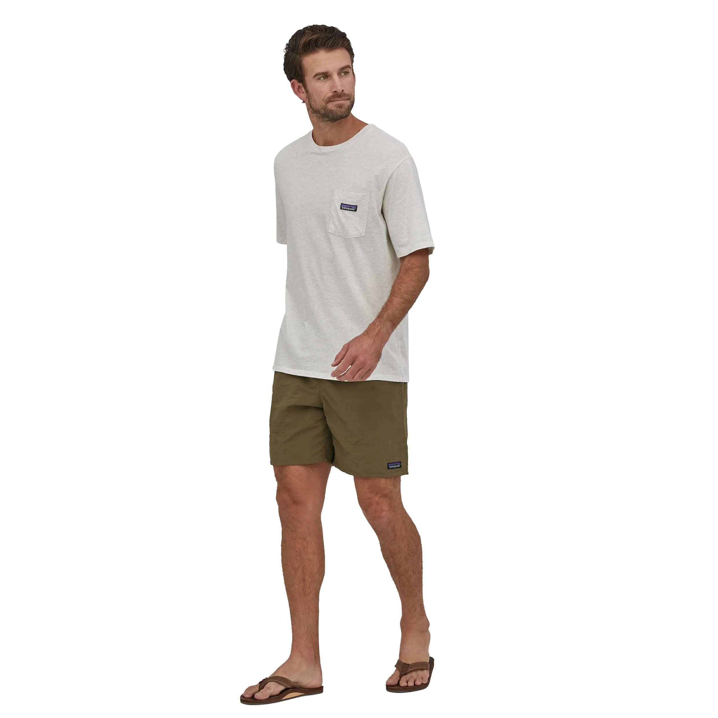 PATAGONIA MENS BAGGIE SHORTS 7 INCH SHORT DARK ASH