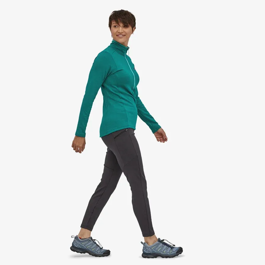 Patagonia W's R1 Daily Bottoms-Ink Black:Black X-Dye