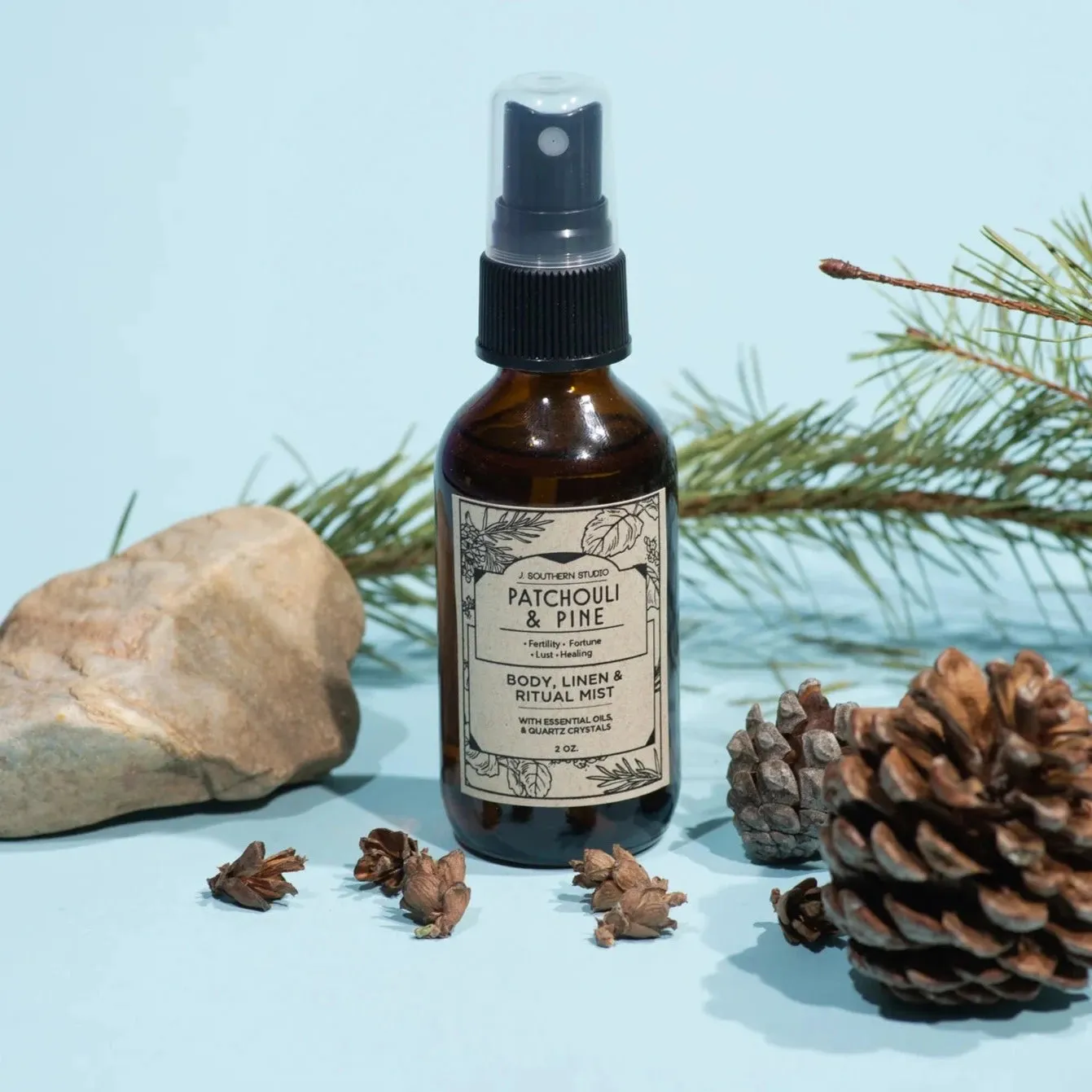 Patchouli   Pine Ritual Body   Linen Mist