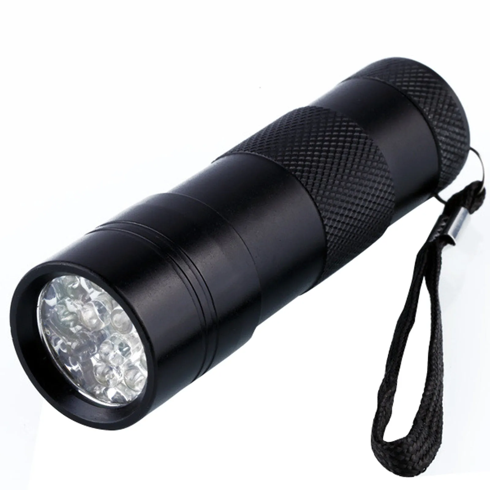 PD_52 Kibeland Blacklight UV Flashlight 12 LED Ultra Violet Flashlight Authenticate Notes, Stamp, Find Cloth Fluorescent Agents