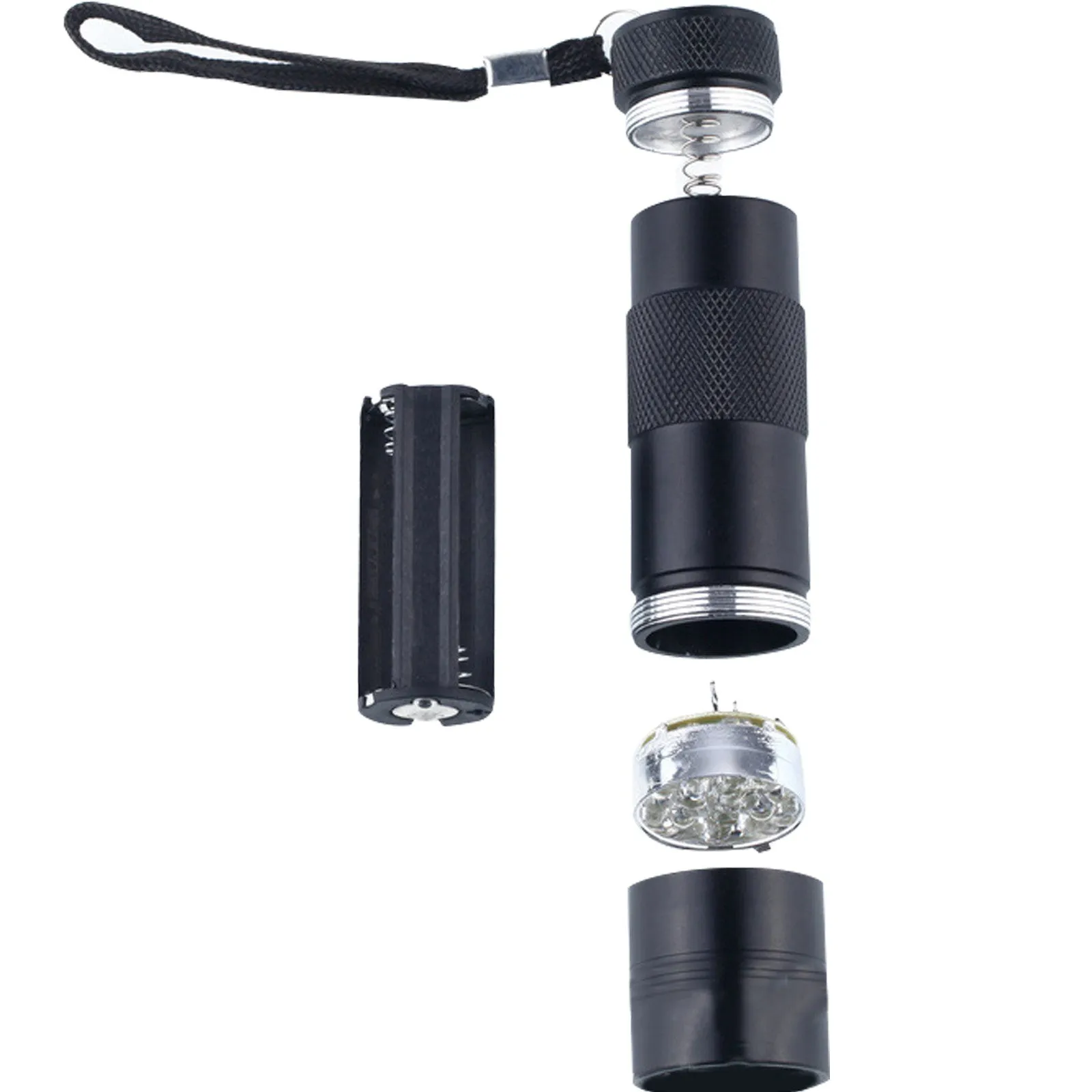 PD_52 Kibeland Blacklight UV Flashlight 12 LED Ultra Violet Flashlight Authenticate Notes, Stamp, Find Cloth Fluorescent Agents