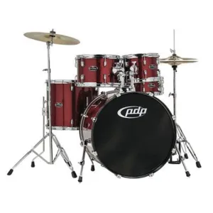 PDP Centerstage 22" Fusion Plus 5-Piece Drum Kit - Ruby Sparkle