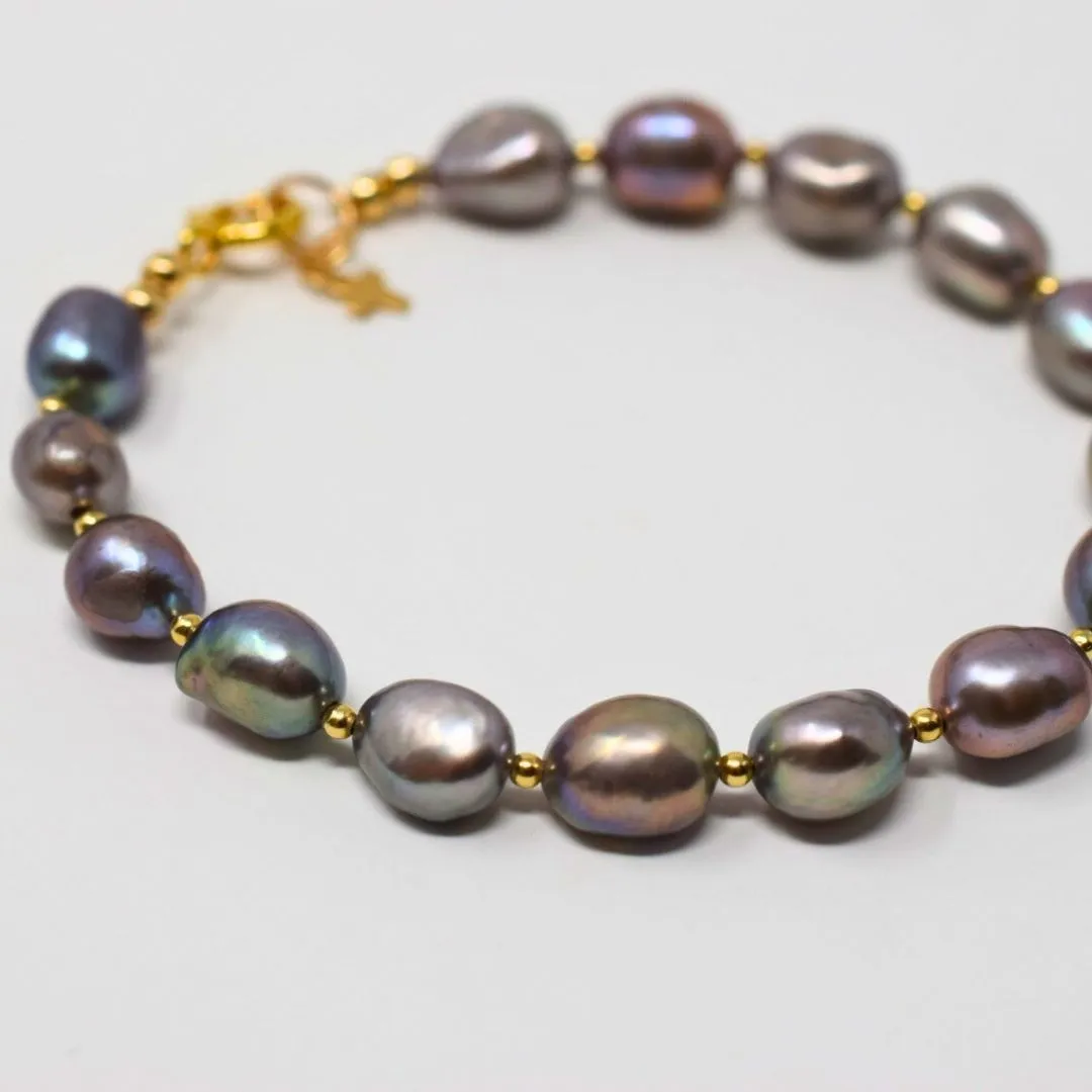 Peace in Thy Strength Bracelet: Lavender Grey