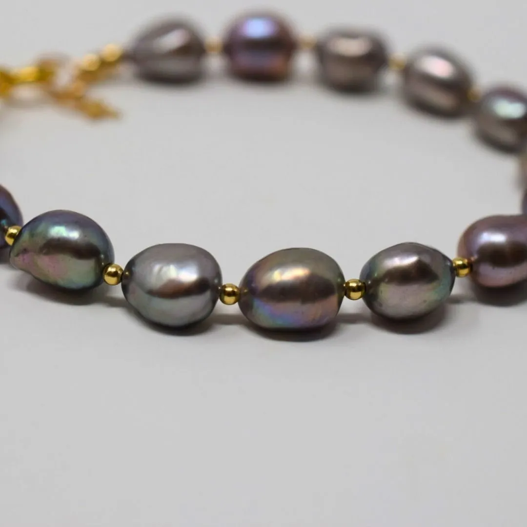 Peace in Thy Strength Bracelet: Lavender Grey