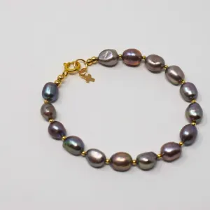 Peace in Thy Strength Bracelet: Lavender Grey