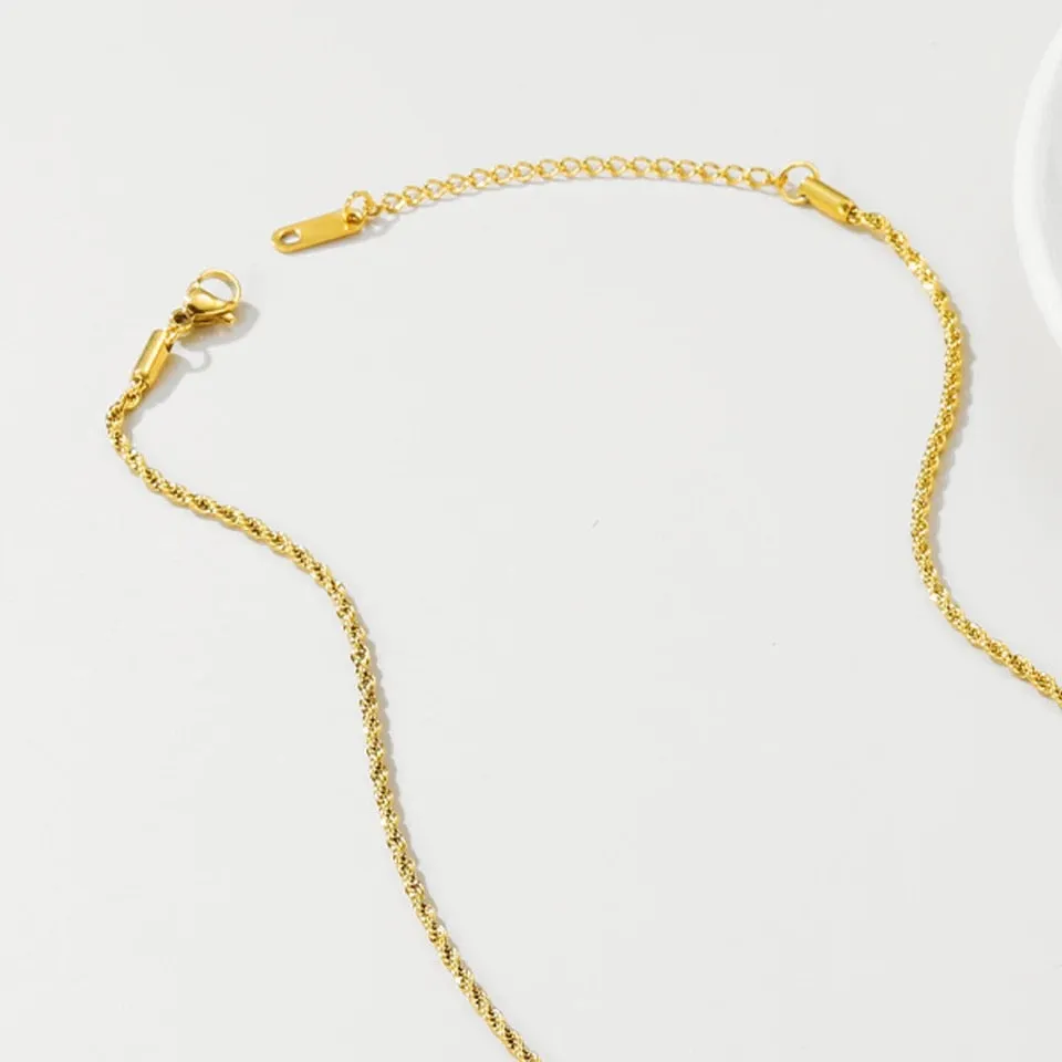 Pearl & Rope Necklace