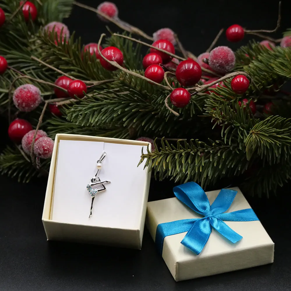 Pendant "Gymnast with Pearl"