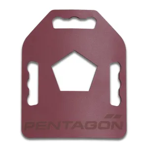 Pentagon Tactical Metallon TAC Fitness Training Plate 2x2.5kg Lava Red