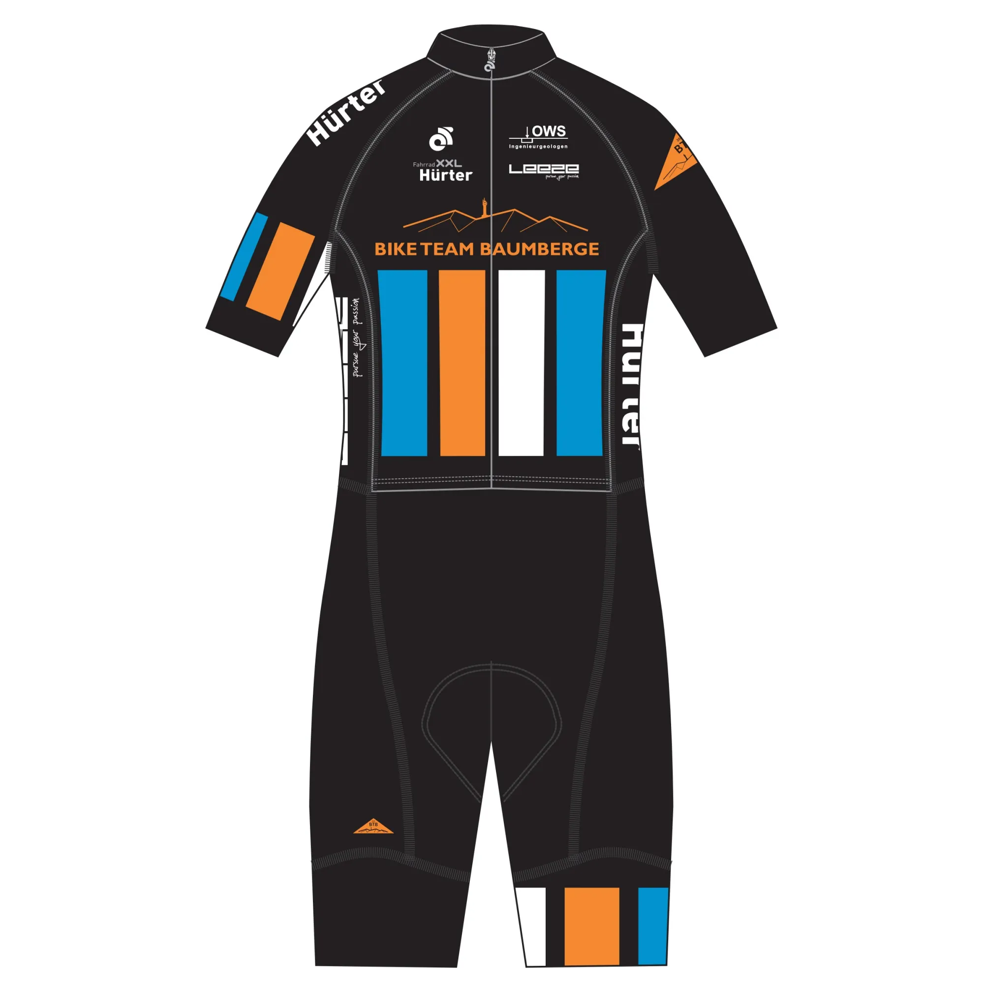 PERFORMANCE Cyclocross Skinsuit  Long or Short-sleeved