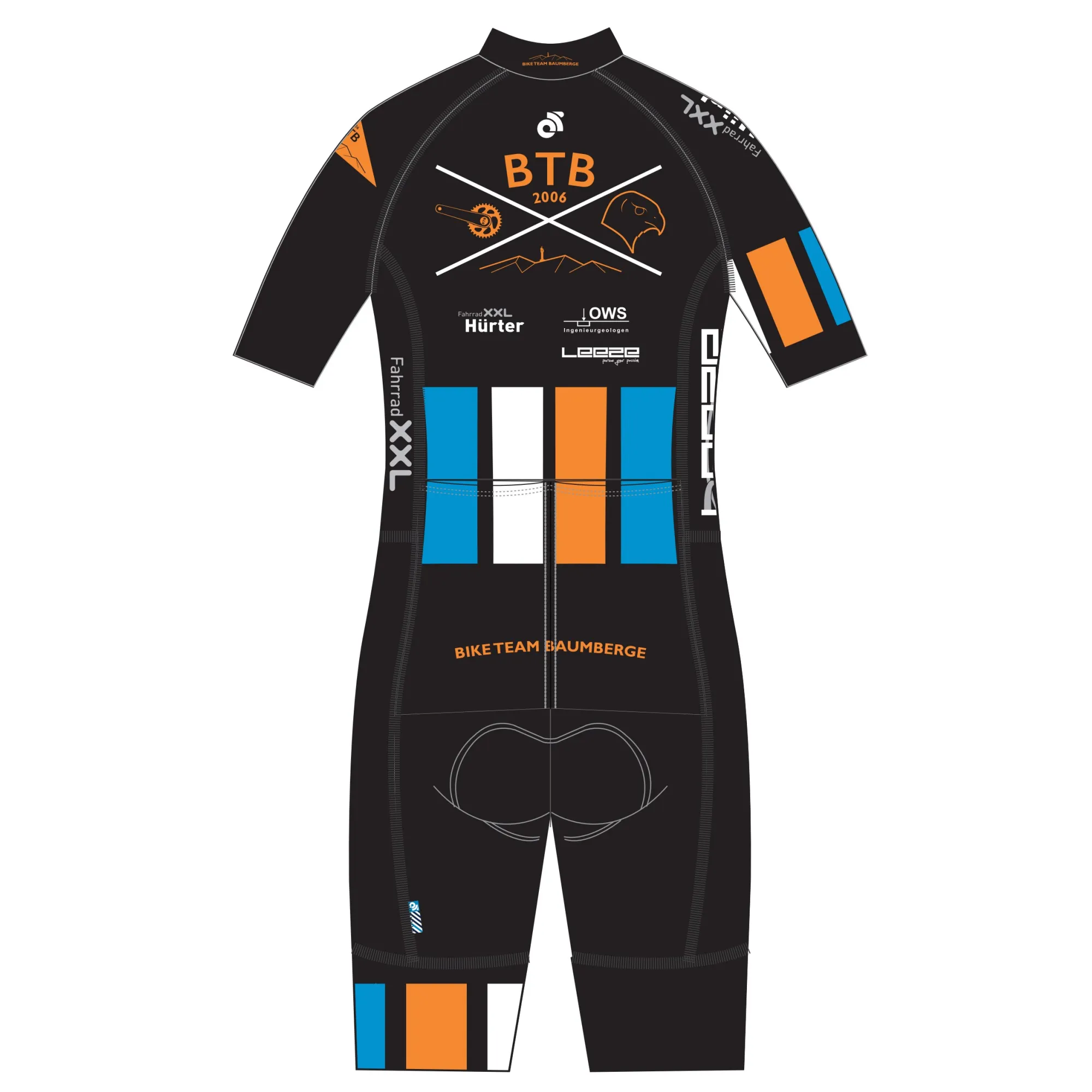 PERFORMANCE Cyclocross Skinsuit  Long or Short-sleeved