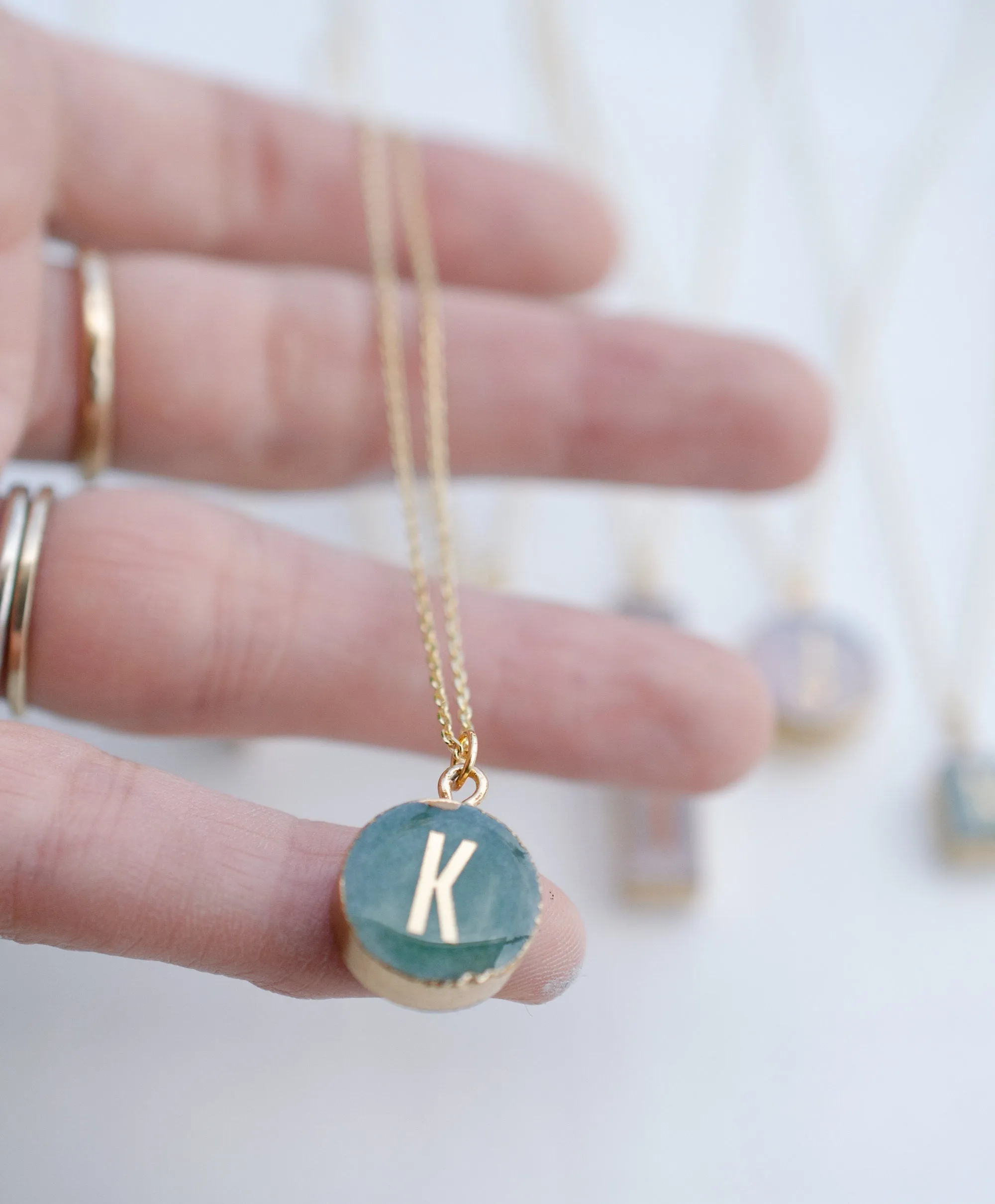 Personalized Initial Necklace, mother's day gift, mom jewelry, new mom gift, Pearl necklace, rose quartz pendant, necklace, custom necklace