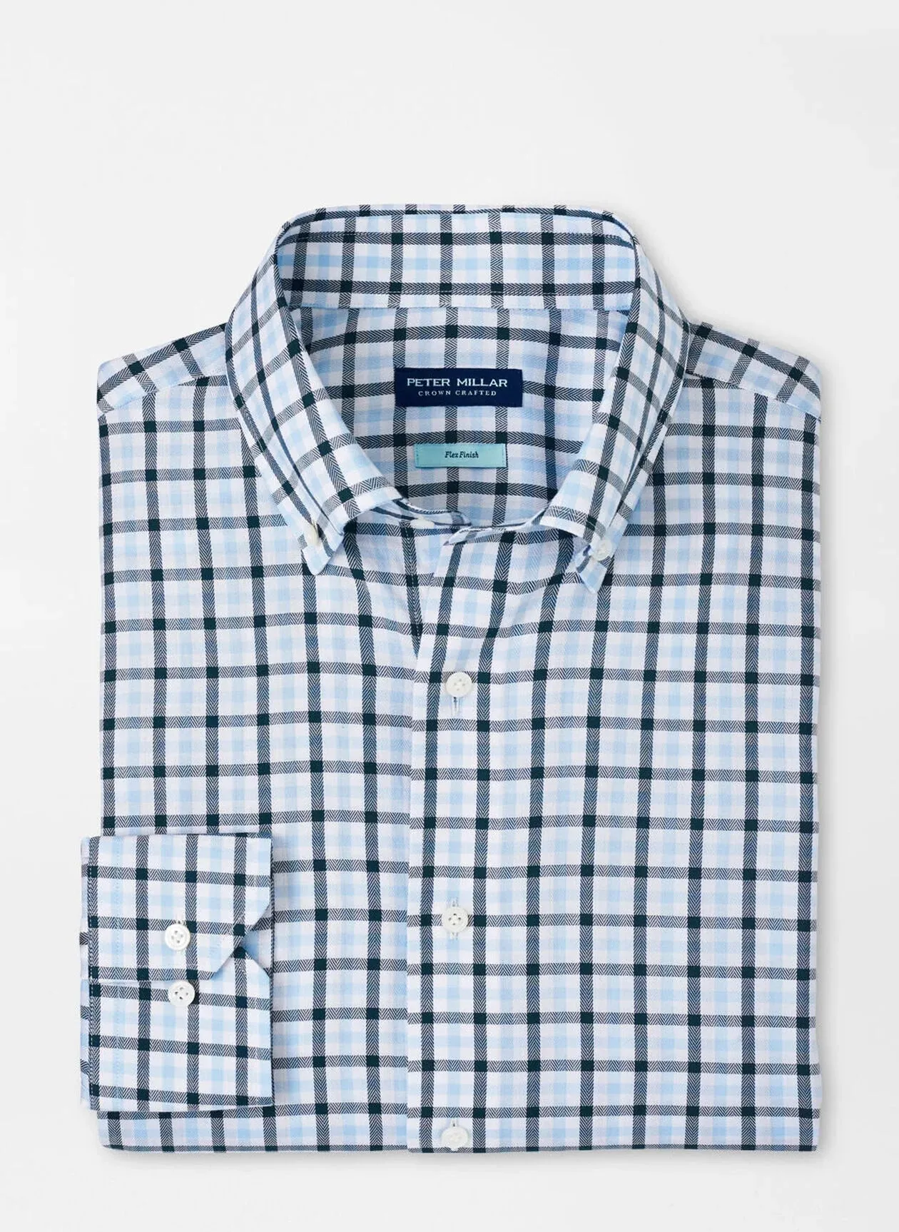 Peter Millar Combe Cotton Sport Shirt - White