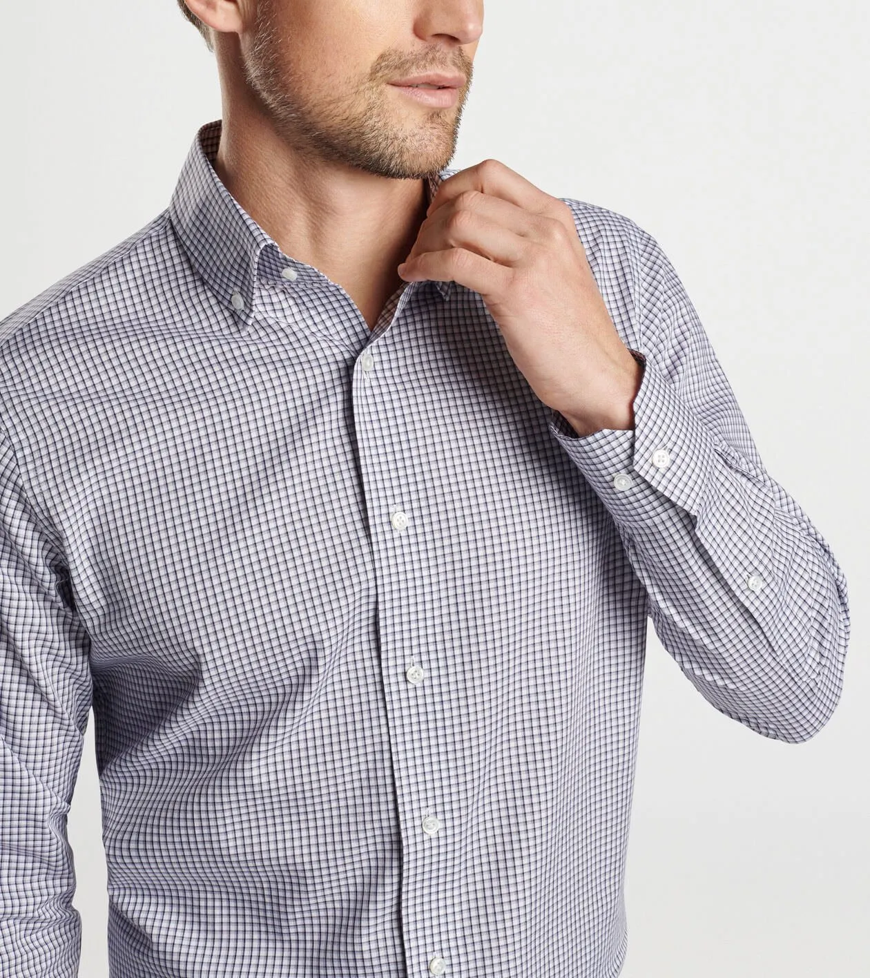 Peter Millar Ludlow Cotton Sport Shirt - Brook Blue