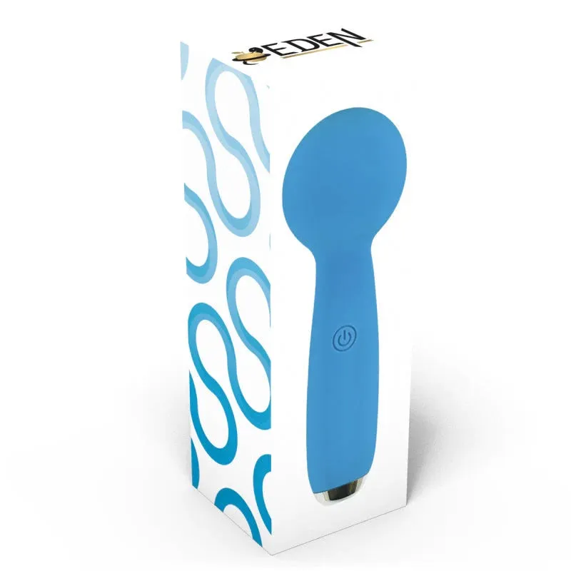 Petites Lil Exclaim Mini Wand Vibrator - Blue