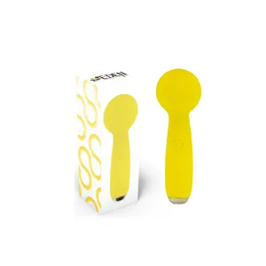 Petites Lil Exclaim Mini Wand Vibrator - Yellow