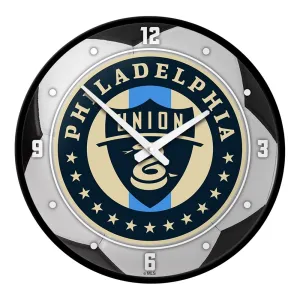 Philadelphia Union: Soccer Ball - Modern Disc Wall Clock
